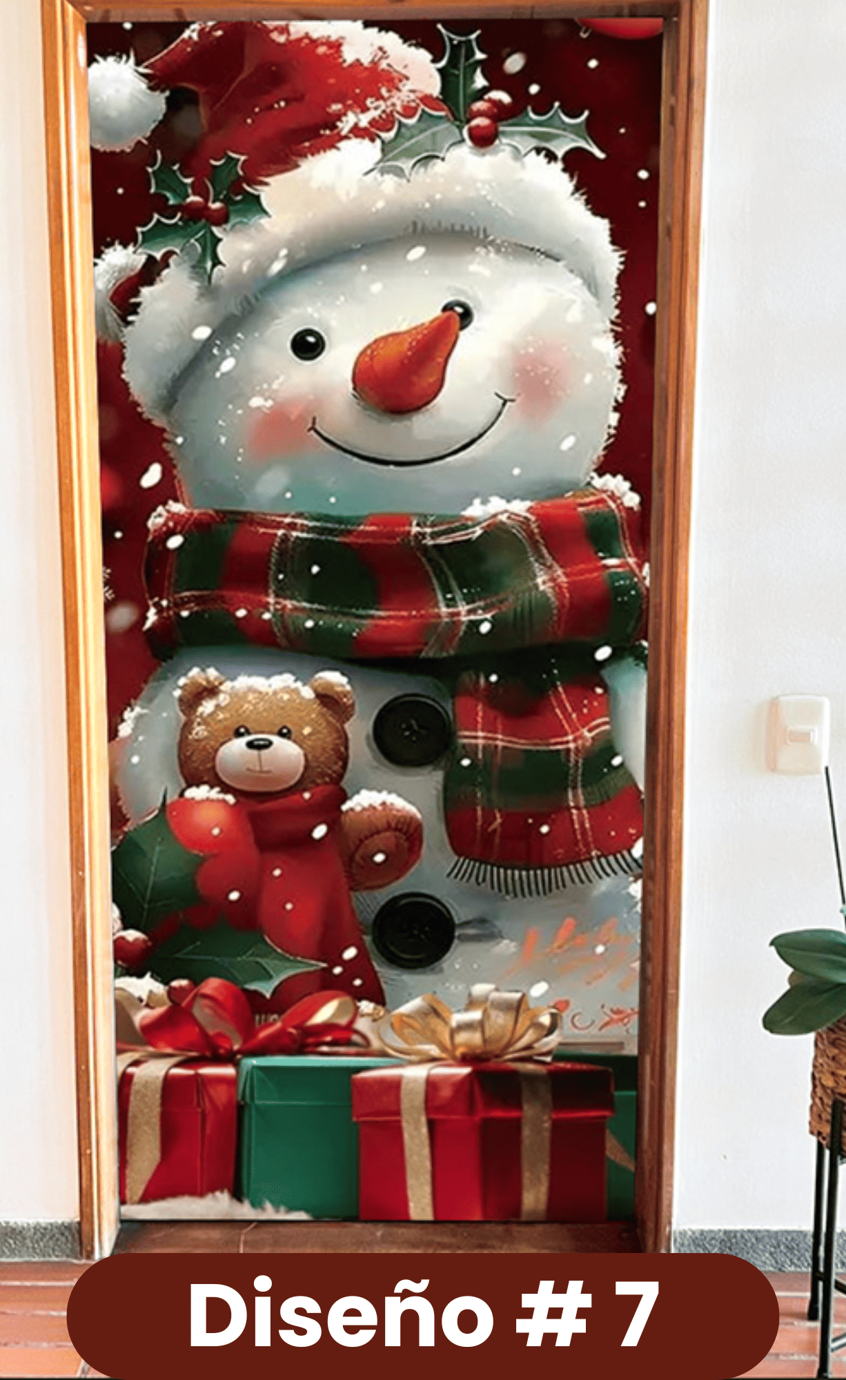 Funda Navideña para puerta
