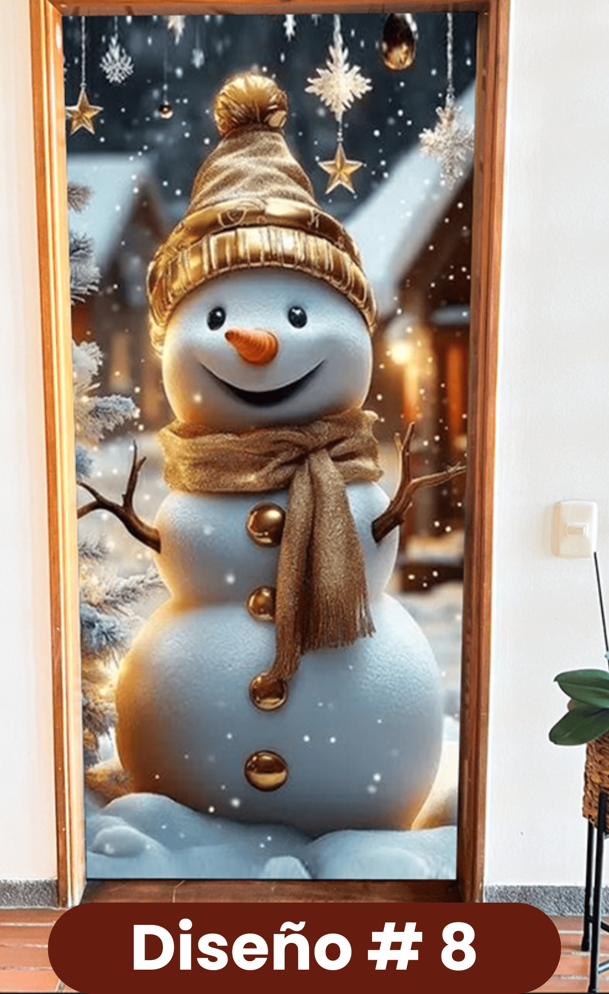Funda Navideña para puerta