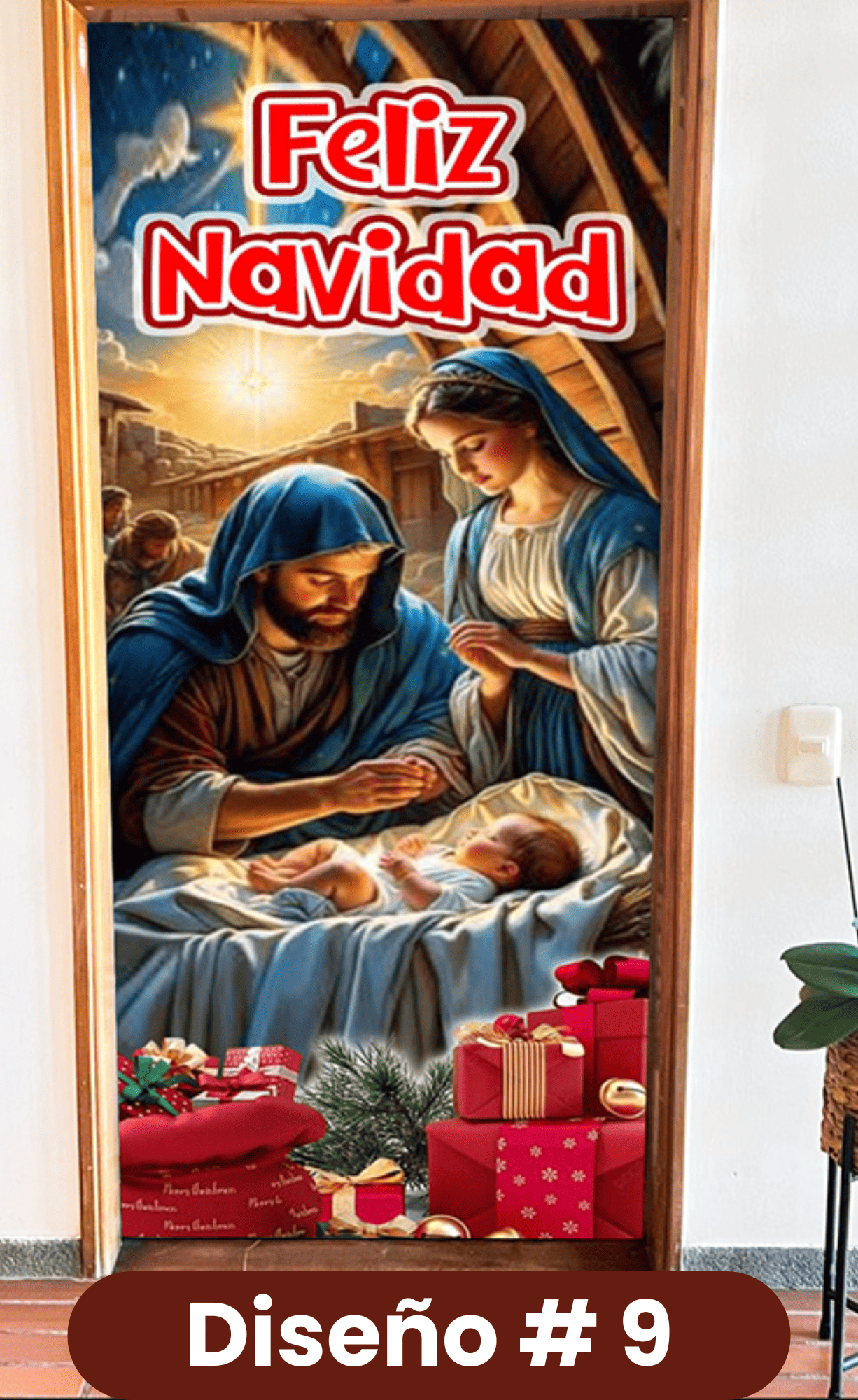 Funda Navideña para puerta
