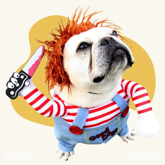 Disfraz de Chucky para mascotas