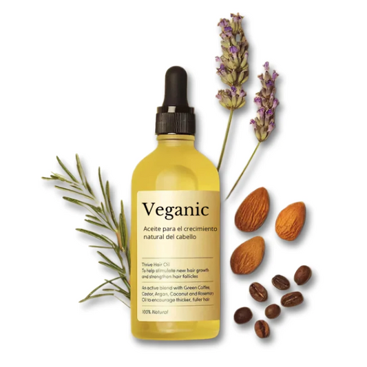 Aceite Natural Veganic™ | Crecimiento Del Cabello