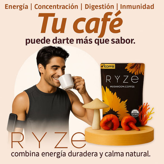 RYZE Mushroom Coffee |  Sana Cuerpo y Mente