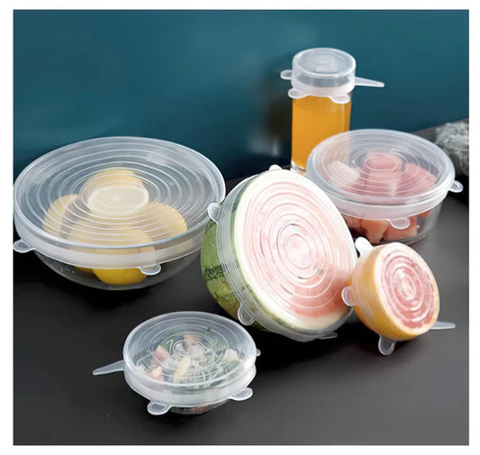 Tapas de Silicona Set x 6 REDONDO