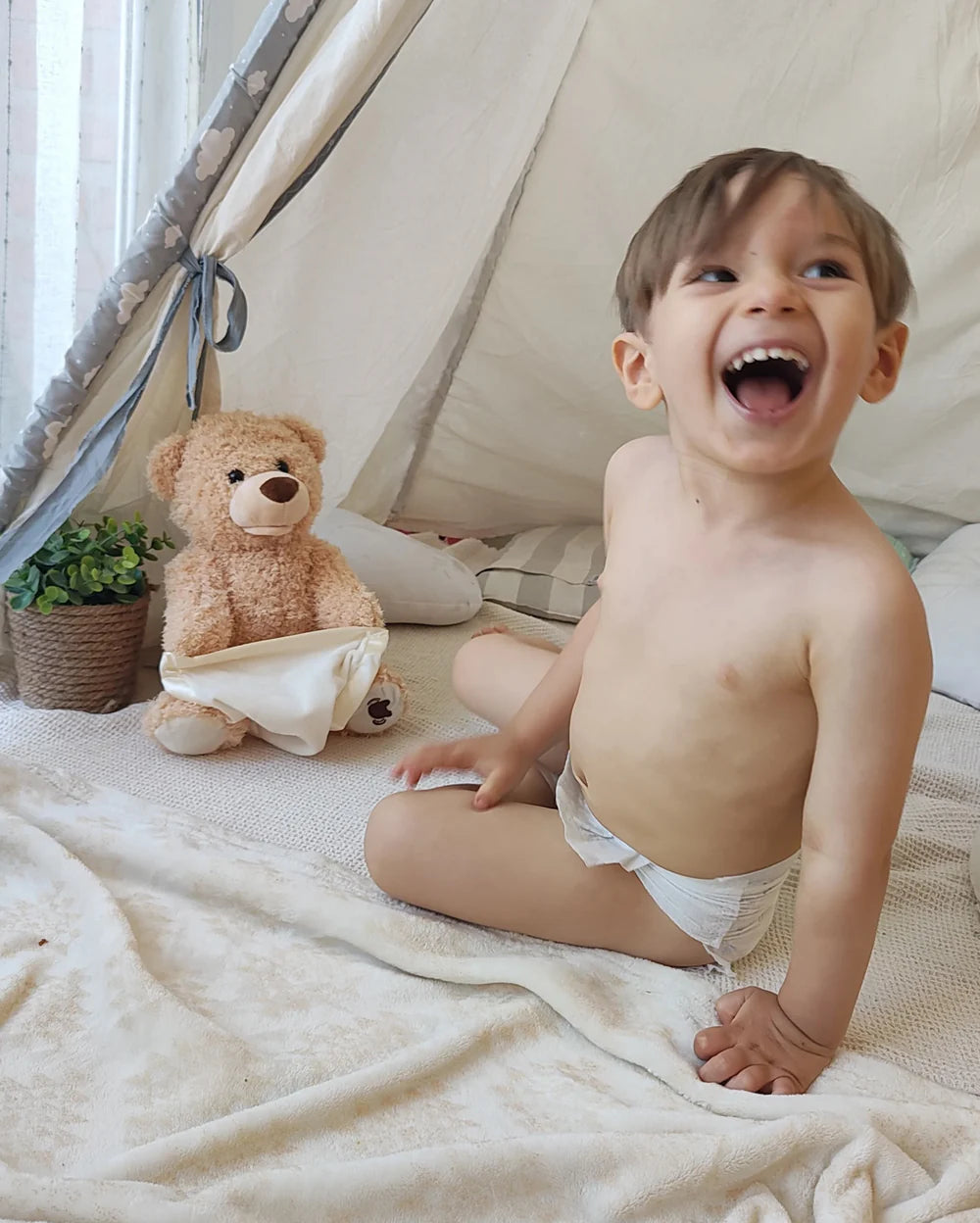 Peluche de Osito con Manta